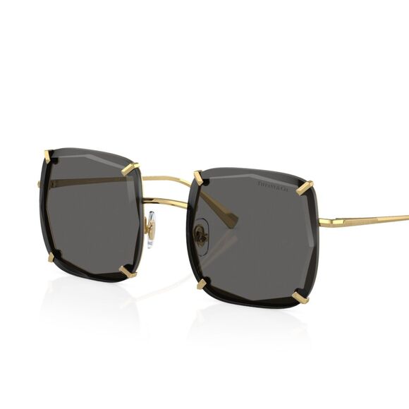 Tiffany & Co. TF3089 6002S4 Sunglasses Women\'s Gold/Dark Grey 52-20-135 main image 4